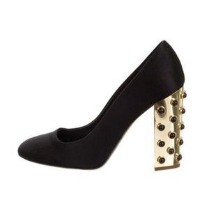 NWT Stella McCartney Black Cornelia Embellished Pumps